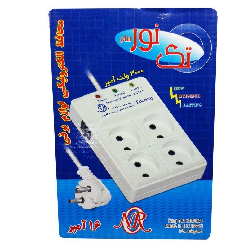 محافظ ولتاژ چهار خانه تک نور 1.25