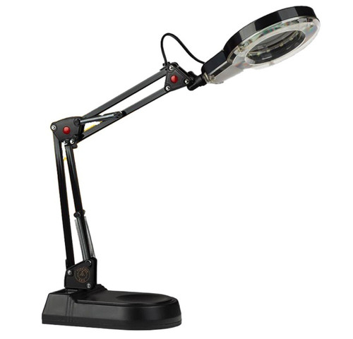 چراغ مطالعه مهندسی رومیزی ذره بینی SMD (19 لامپ) کد 211